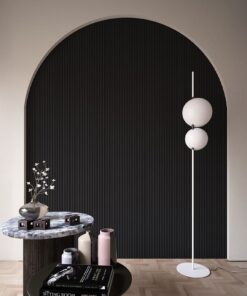 Alternative view of Revestimiento de Pared Interior Flat 3D Black Oak