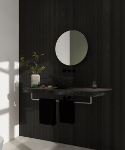 Revestimiento de Pared Interior Flat 3D Black Oak